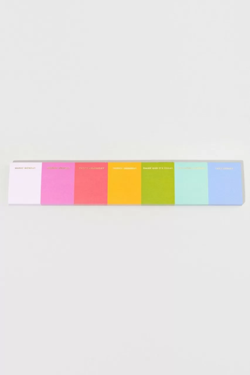 Francesca's Colorful Weekly Note List Pad