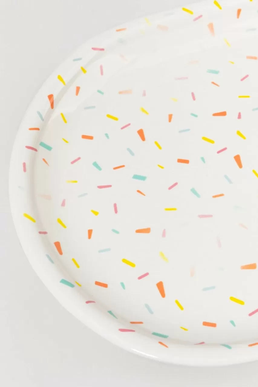 Francesca's Confetti Ceramic Platter