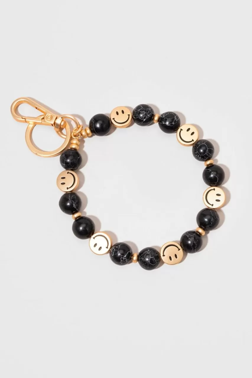 Francesca's Courtney Beaded Smiley Bracelet