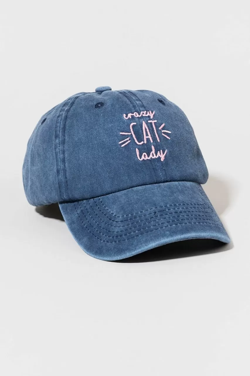 Francesca's Crazy Cat Lady Baseball Cap
