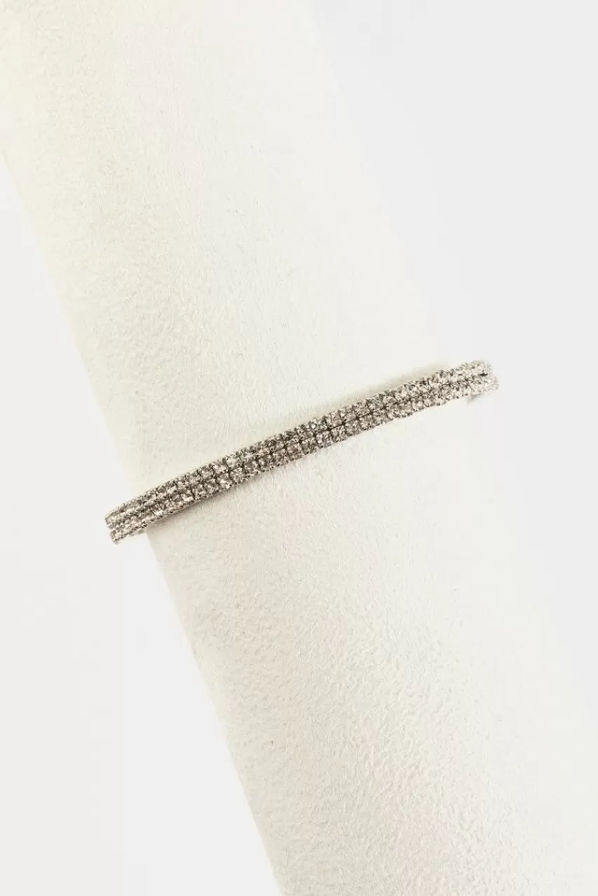 Francesca's Daphne Crystal Bangle Bracelet
