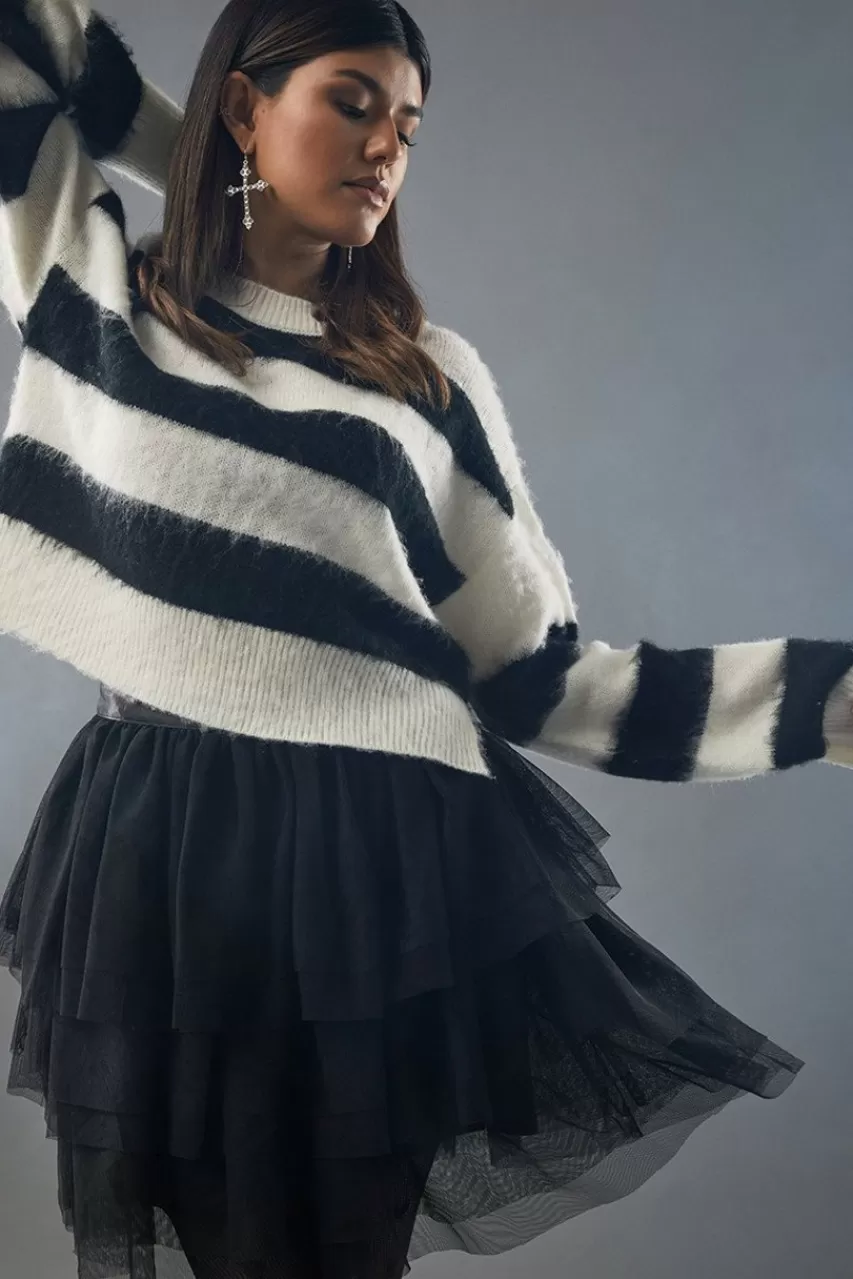 Francesca's Deonne Tulle Flippy Skirt