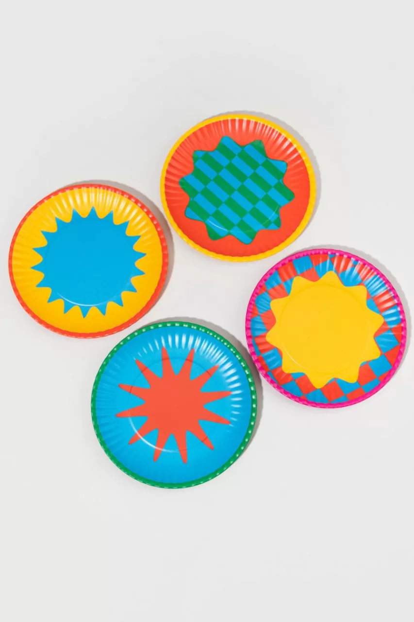 Francesca's Dessert Plate Set Colorblock