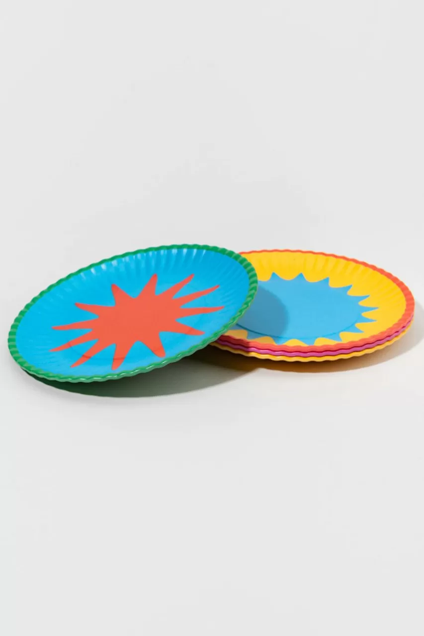 Francesca's Dessert Plate Set Colorblock