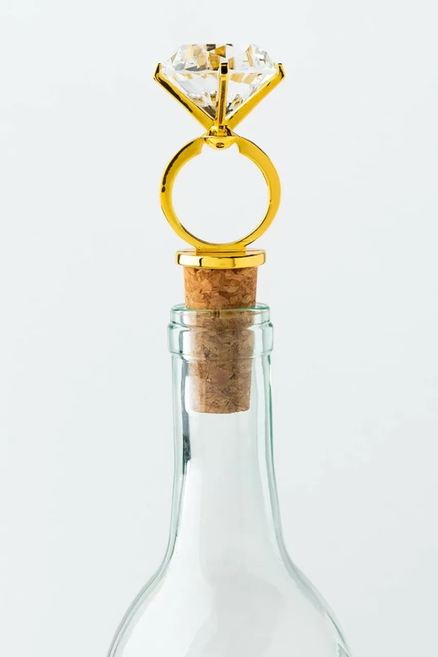 Francesca's Diamond Ring Bottle Stopper