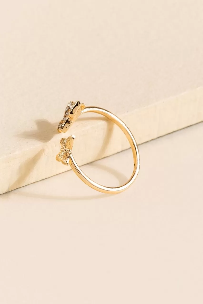 Francesca's Dianna Open Butterfly Ring