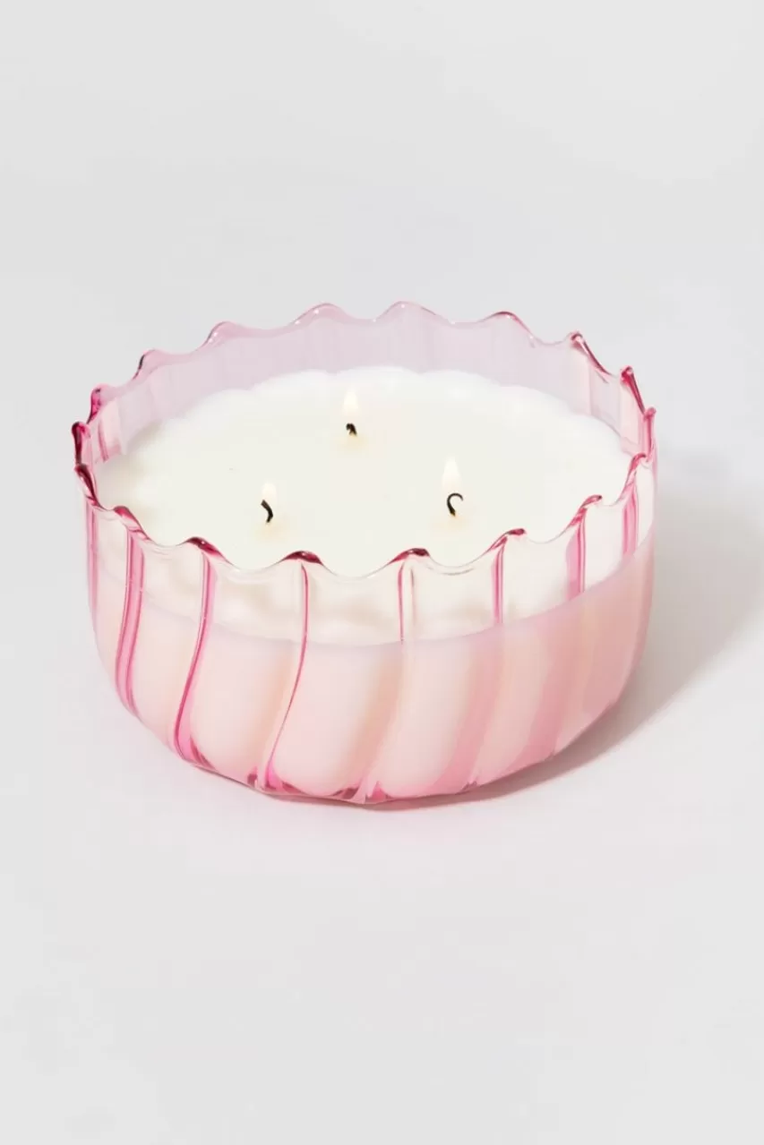 Francesca's Dina Ripple 12Oz Dessert Peach Candle
