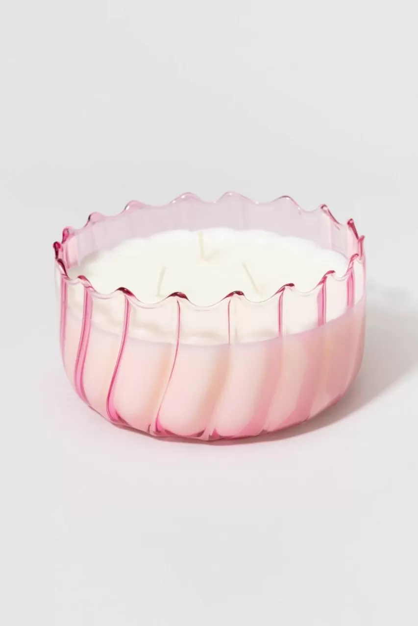 Francesca's Dina Ripple 12Oz Dessert Peach Candle