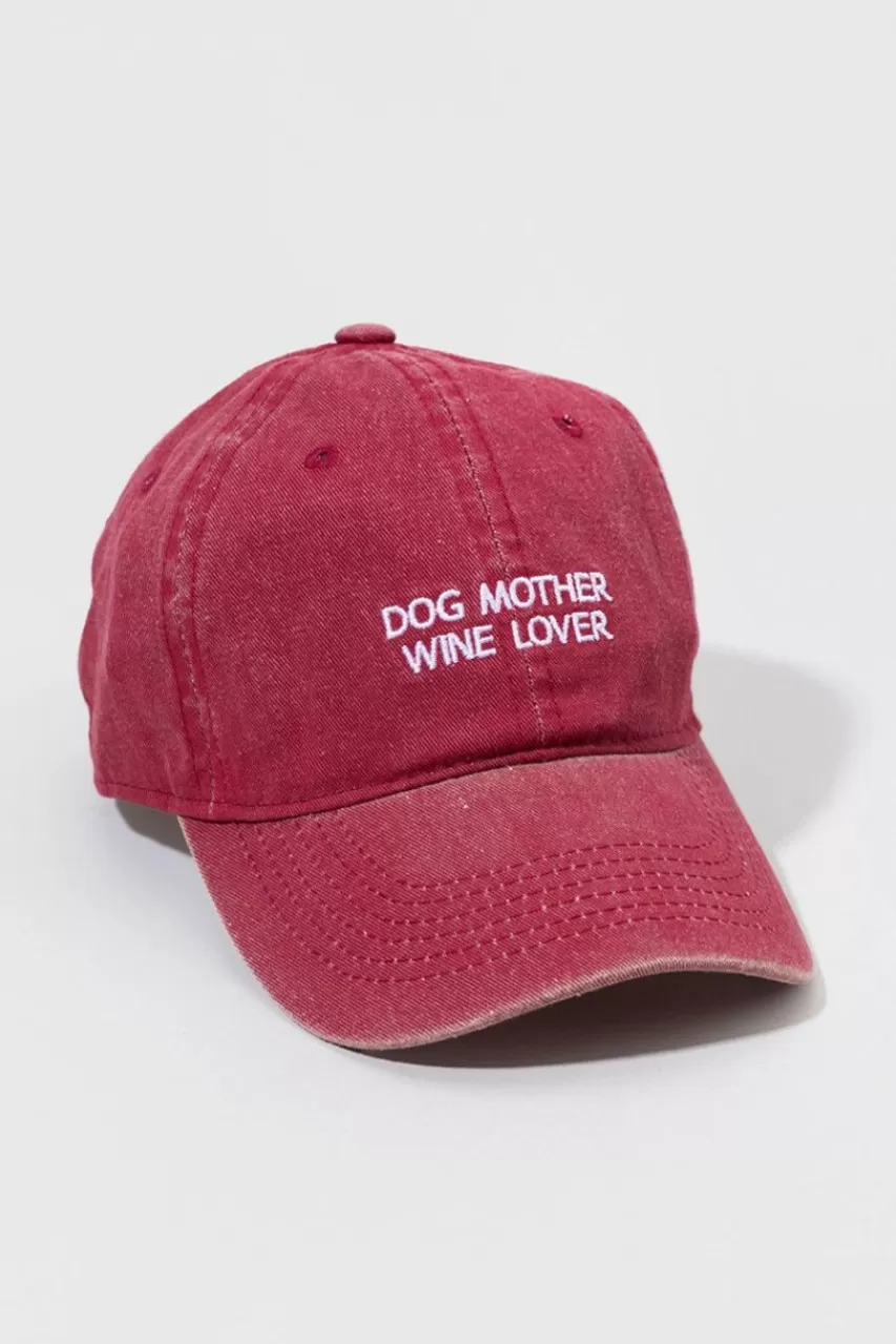 Francesca's Dog Mother, Wine Lover Baseball Hat