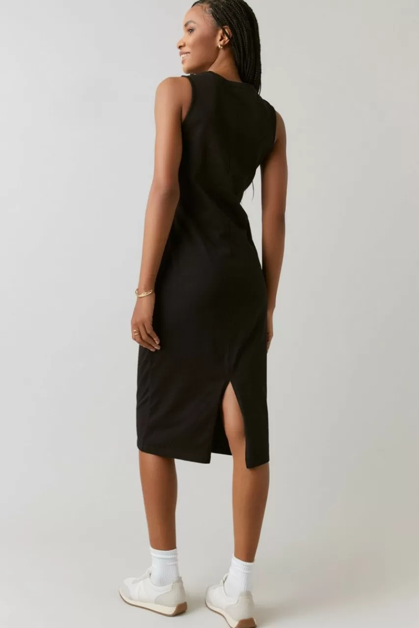 Francesca's Dora Side Knot Midi Dress
