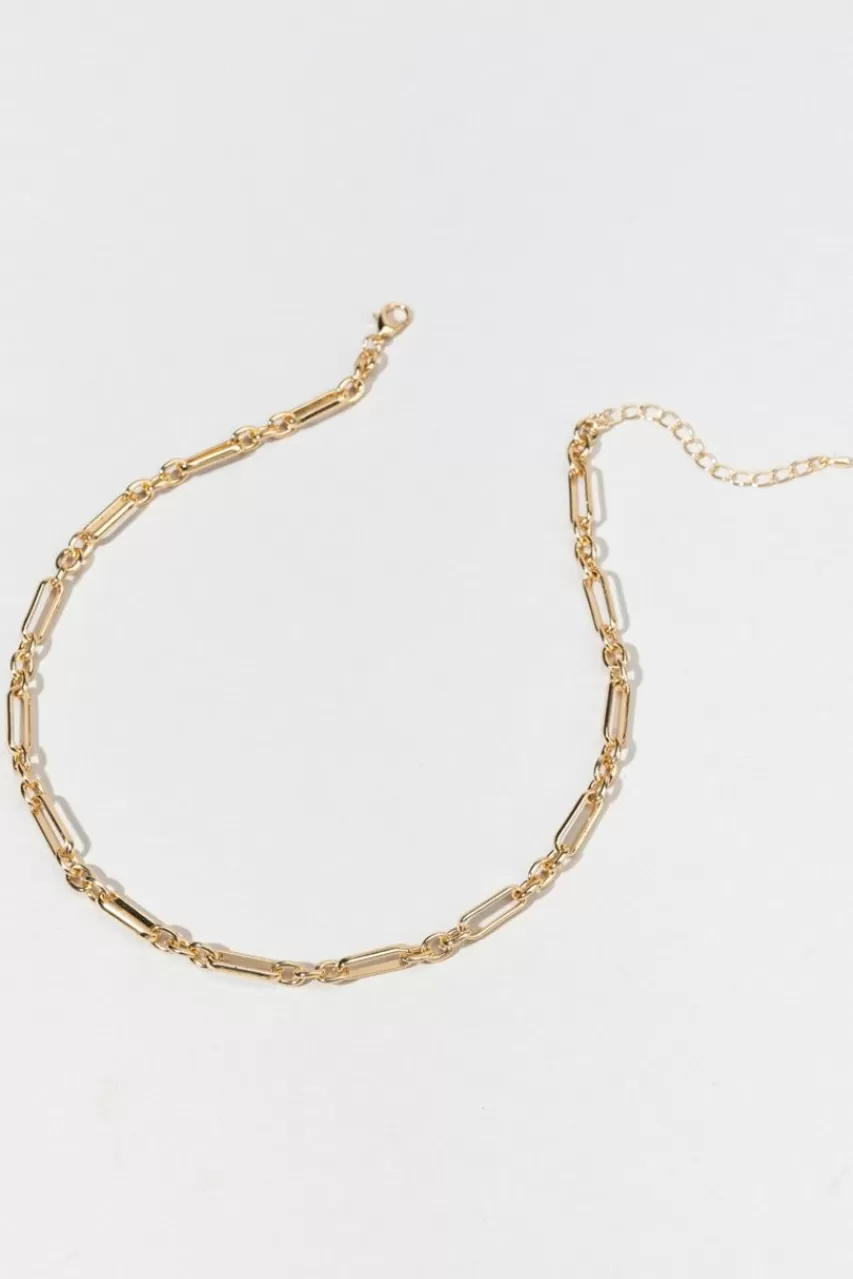 Francesca's Doris Single Cylinder Link Chain Choker