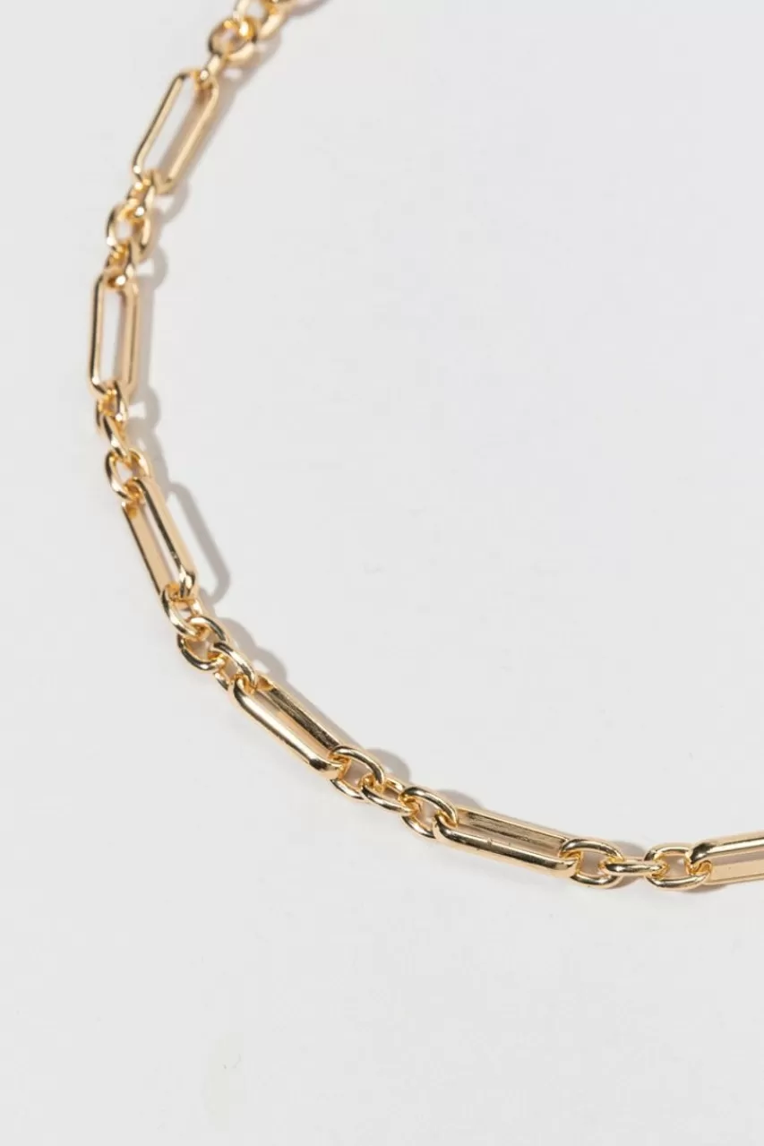 Francesca's Doris Single Cylinder Link Chain Choker