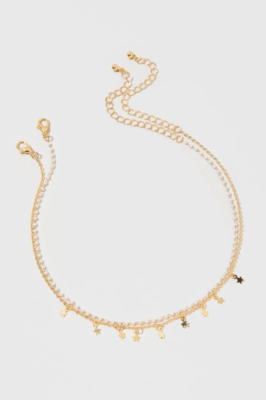 Francesca's Dorothy En Star Charm Station Necklace