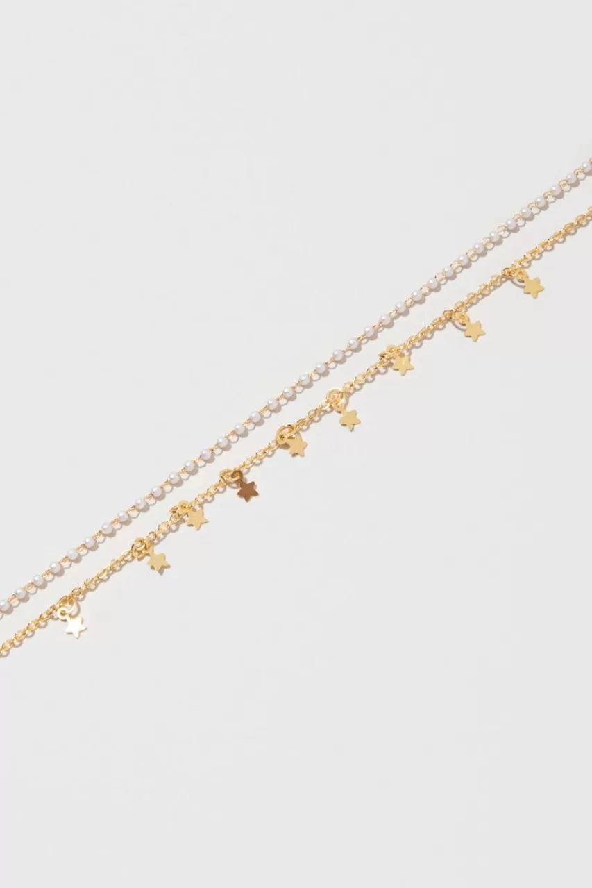 Francesca's Dorothy En Star Charm Station Necklace