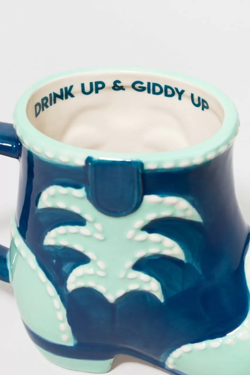 Francesca's Drink Up And Giddy Up Cowboy Mug