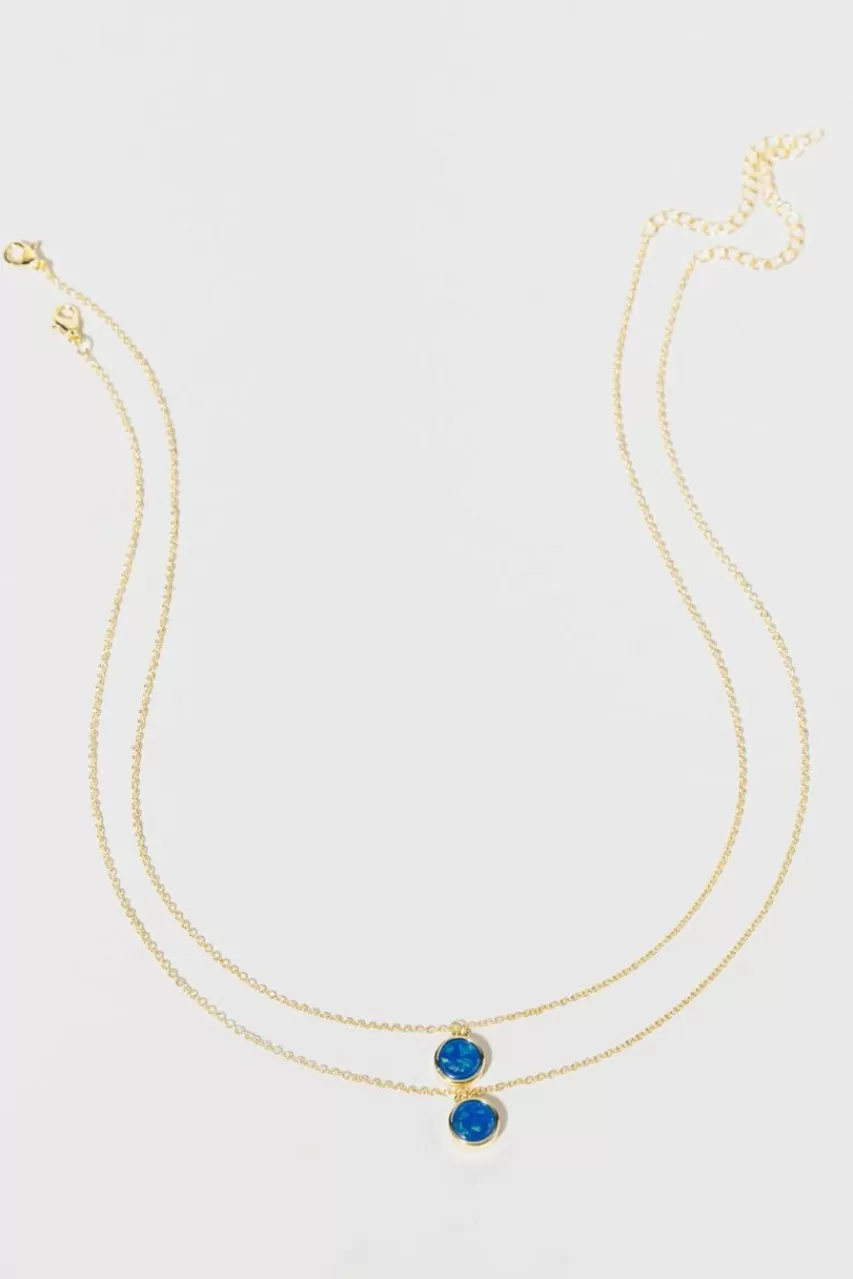 Francesca's Duana Twin Flame Necklace Set