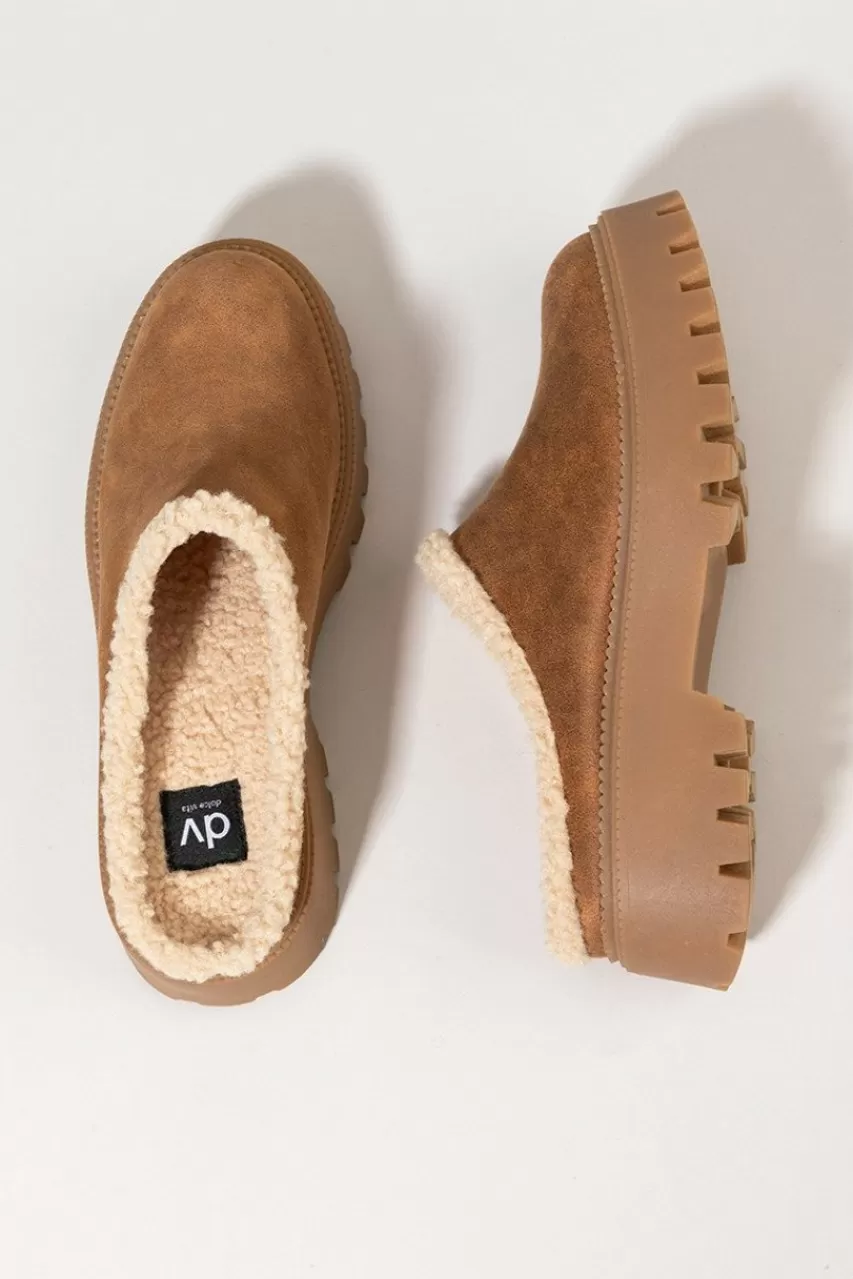 Francesca's Dv By Dolce Vita Ladie Shearling Slides