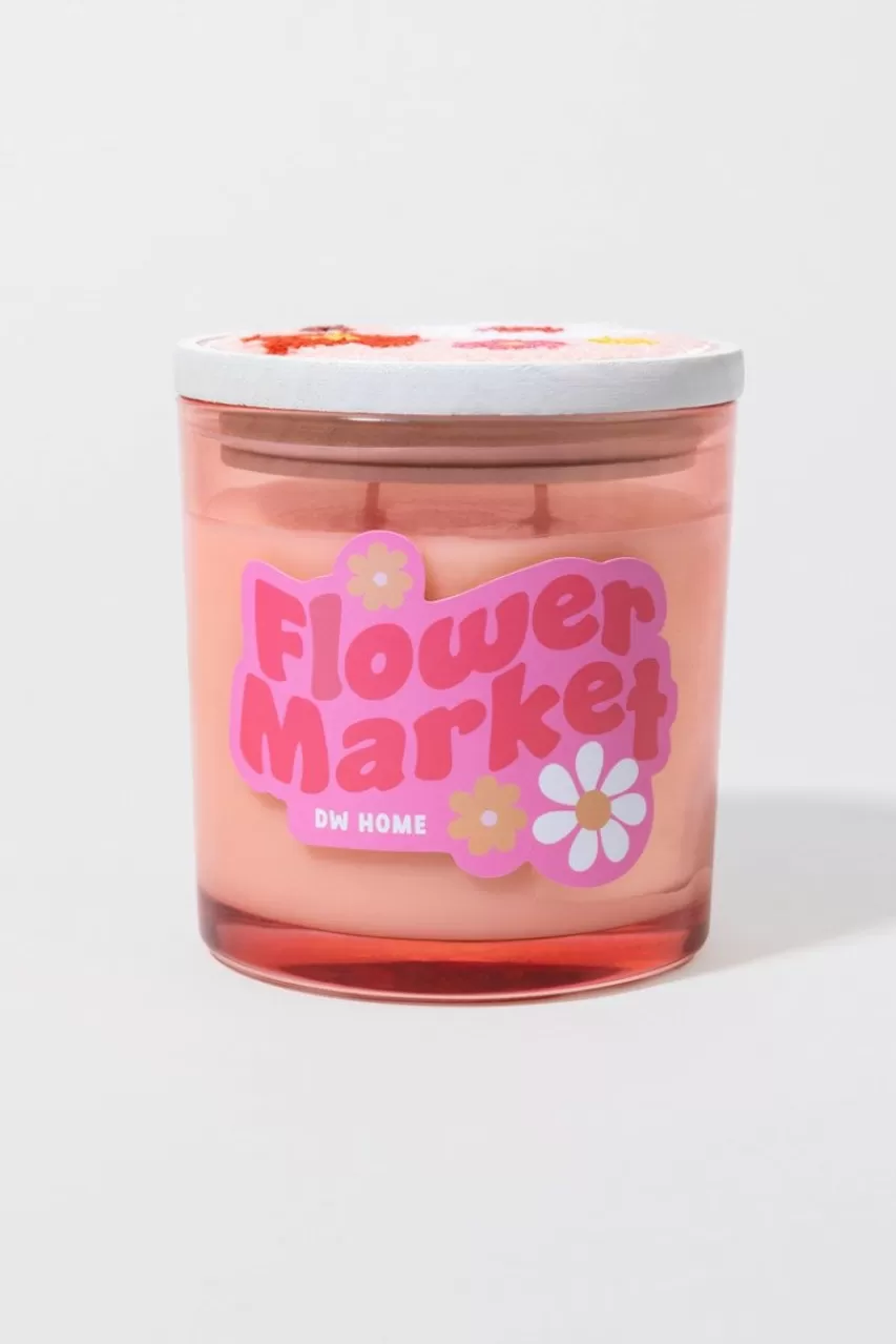 Francesca's Dw Home Flower Market Rug Top Scented Candle
