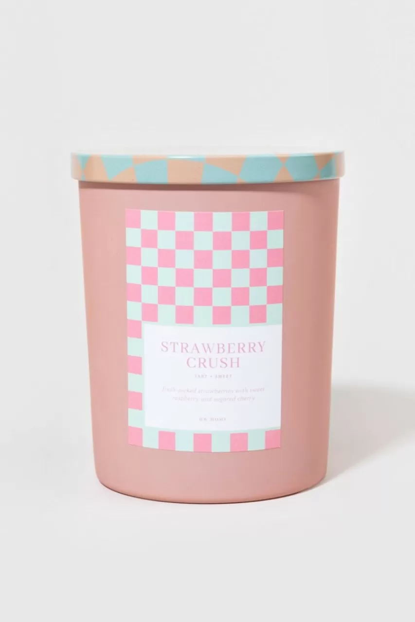 Francesca's Dw Home Strawberry Crush Candle Jar