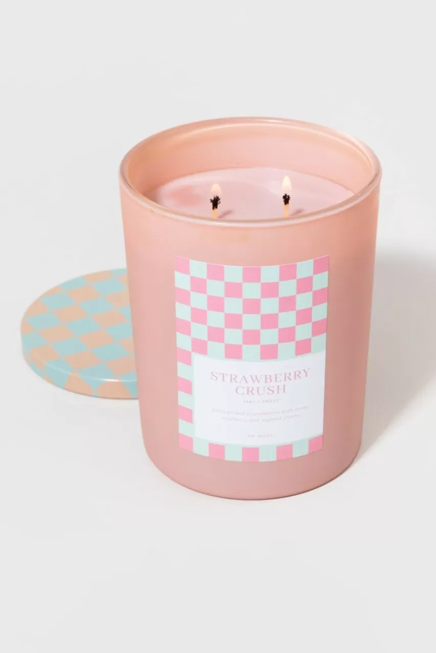 Francesca's Dw Home Strawberry Crush Candle Jar