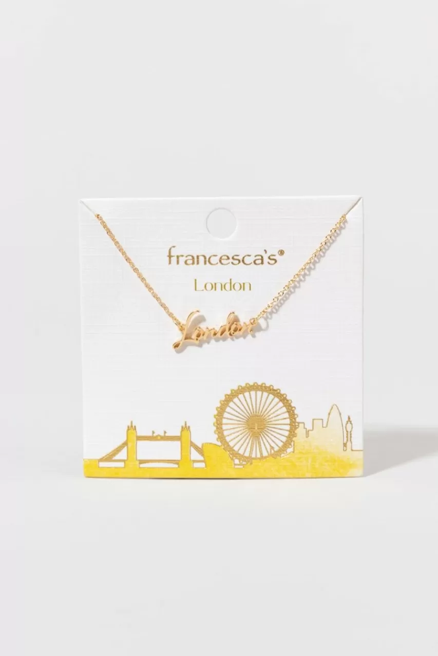 Francesca's Eleanor London City Necklace
