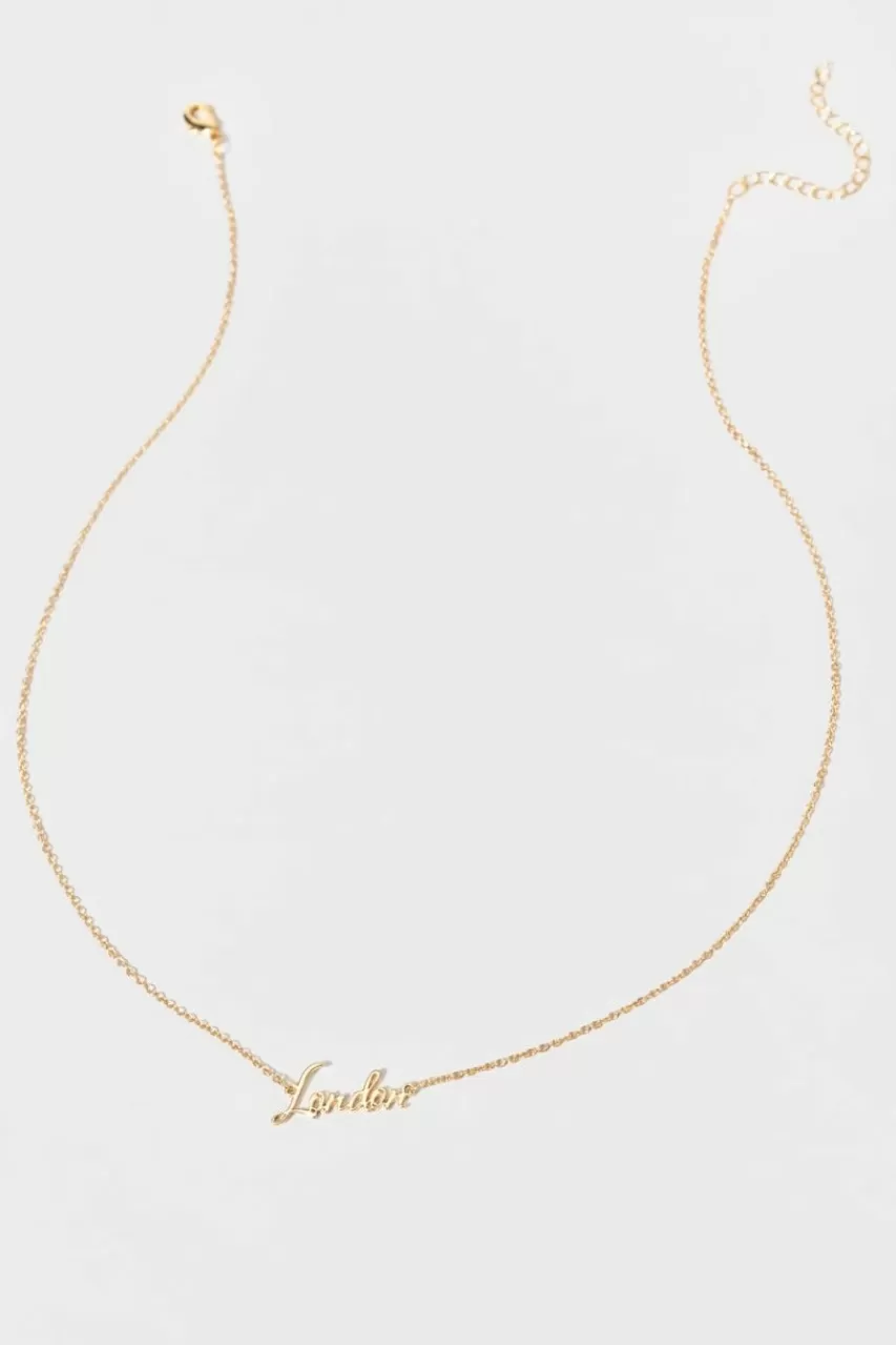 Francesca's Eleanor London City Necklace
