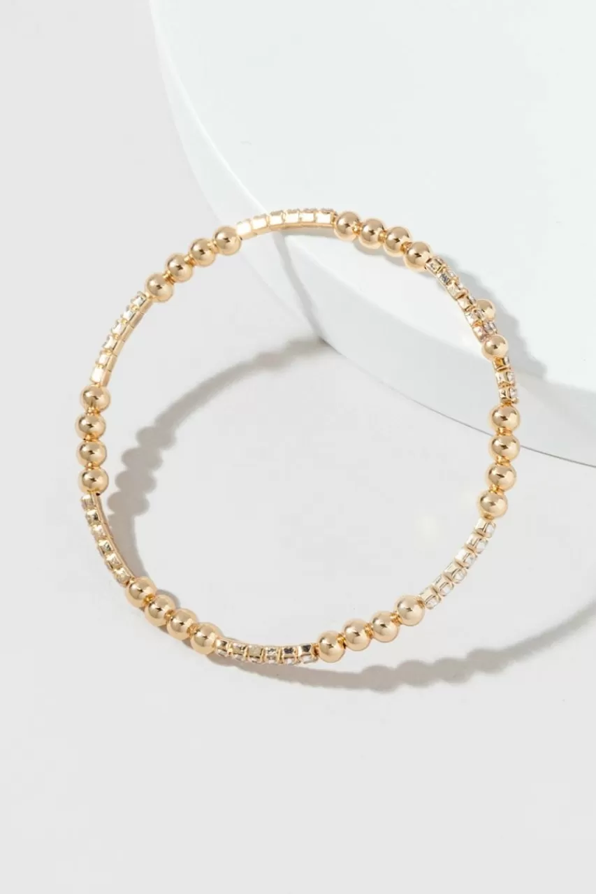 Francesca's Elena Cup Chain Wrap Bracelet