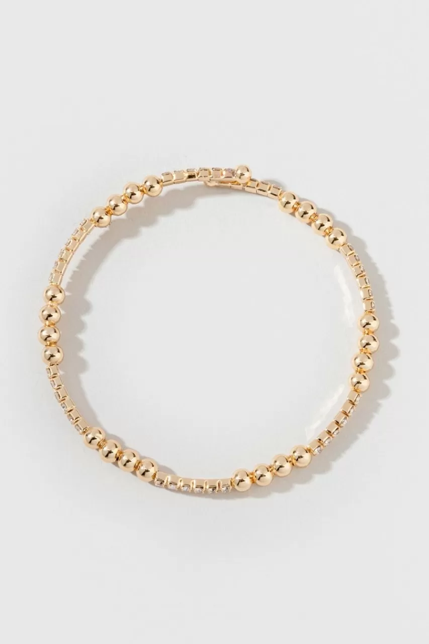 Francesca's Elena Cup Chain Wrap Bracelet