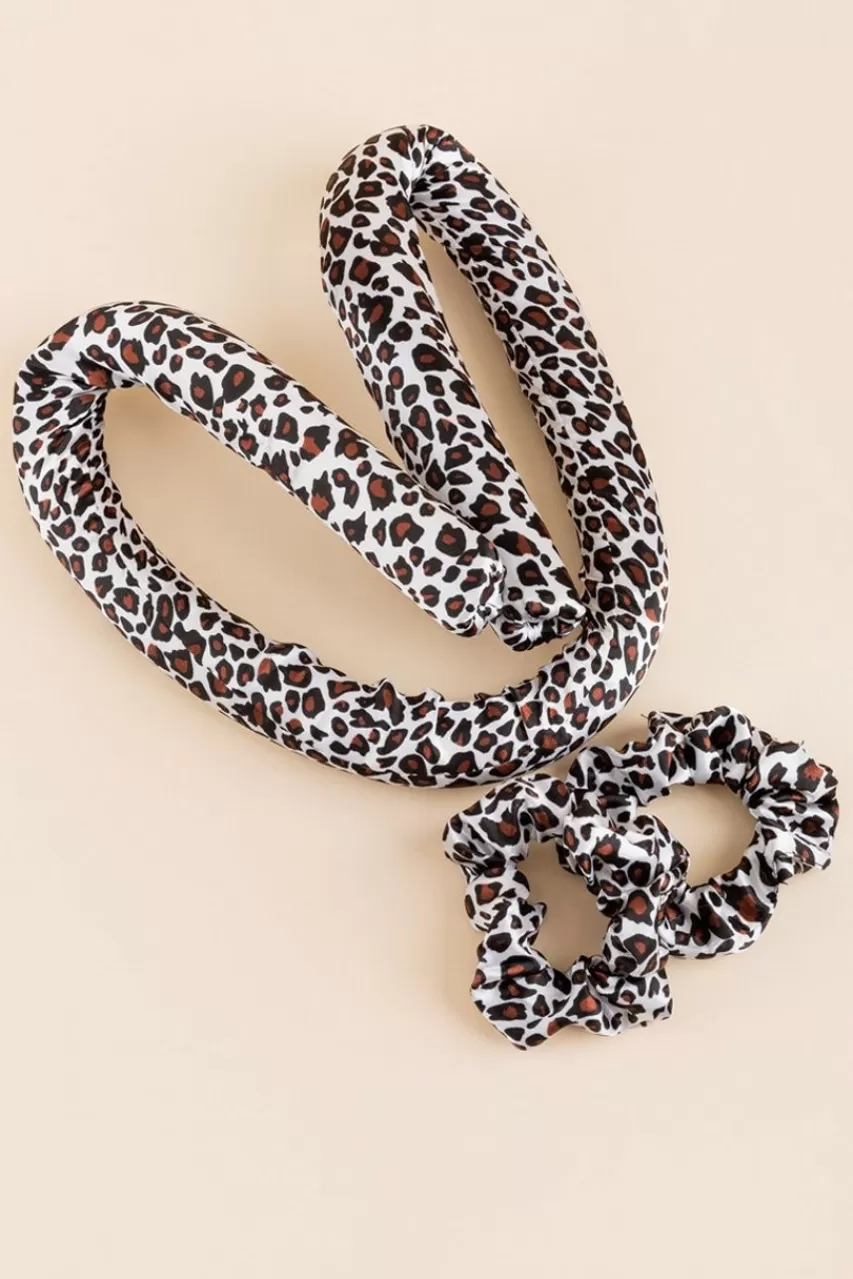 Francesca's Ella Shea Cheetah Heatless Hair Roller