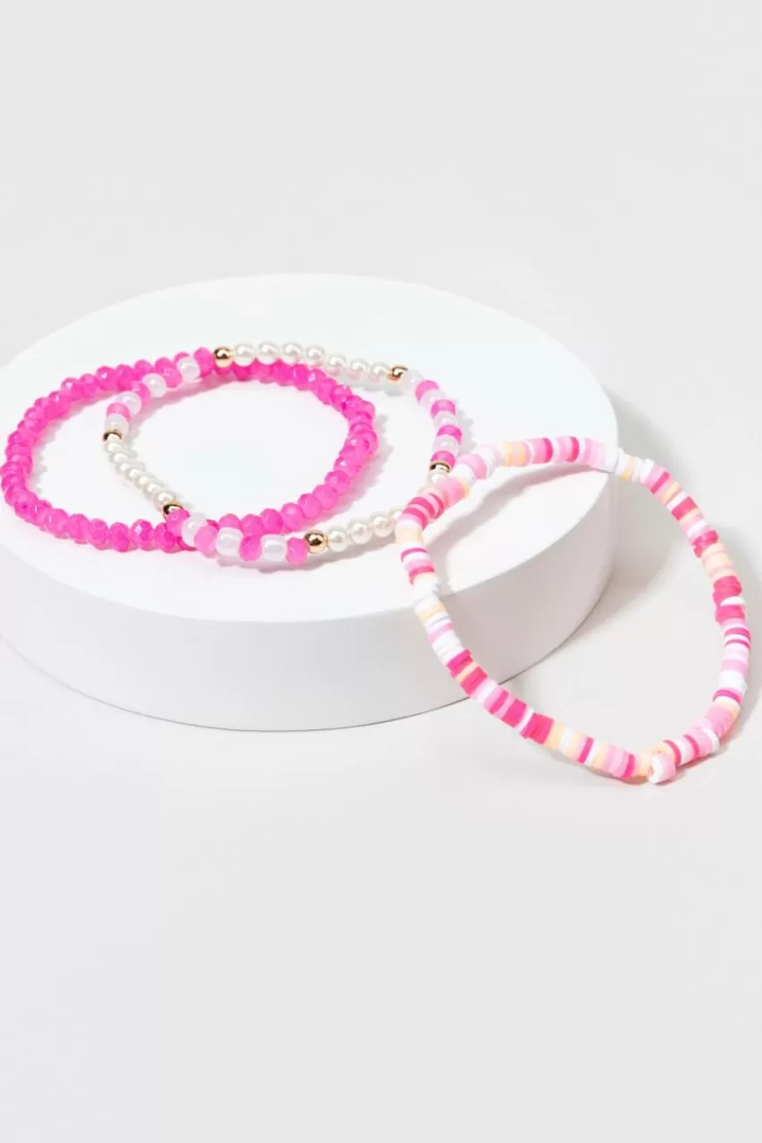 Francesca's Ellis Disk Bracelet Set