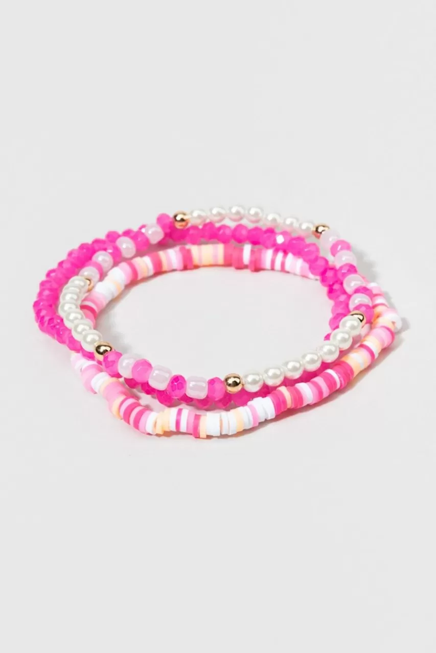 Francesca's Ellis Disk Bracelet Set