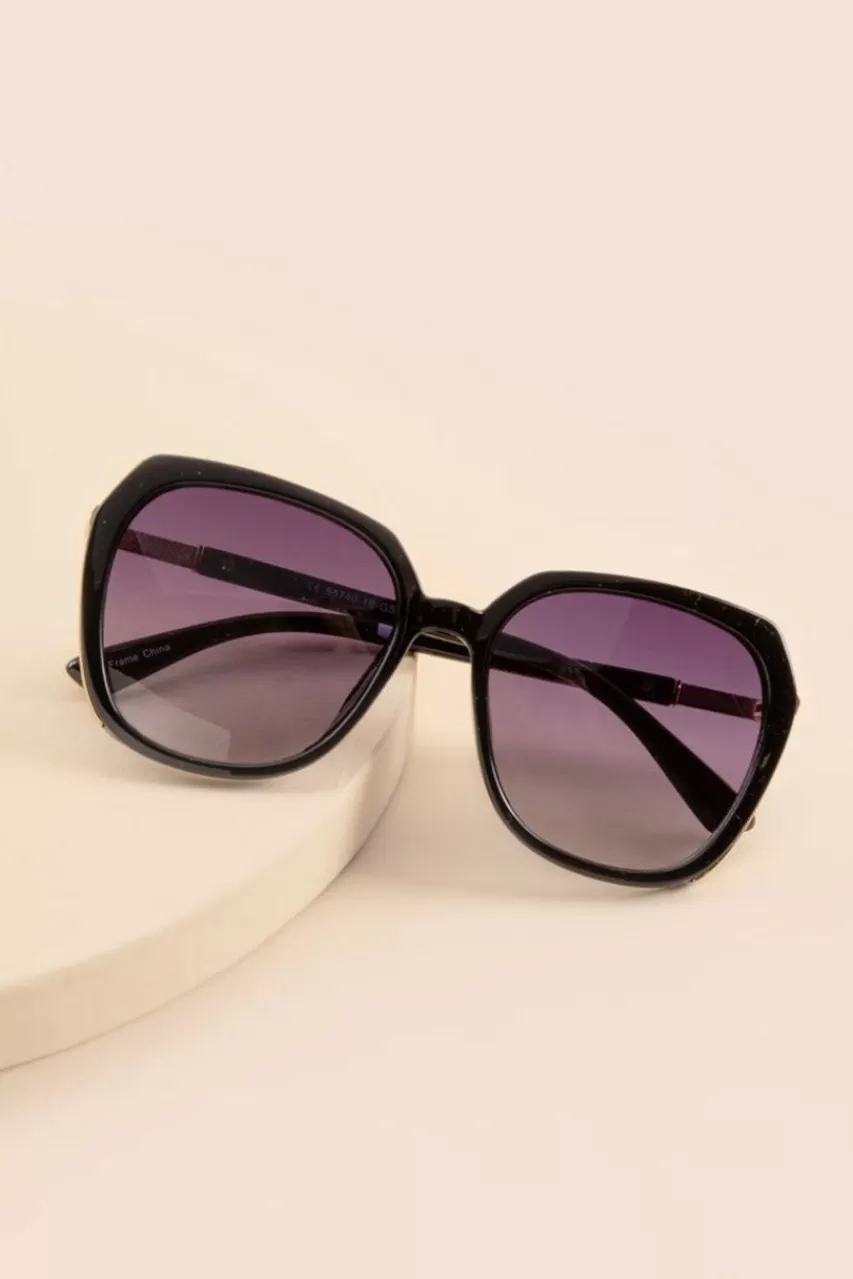 Francesca's Elsie Oversized Round Sunglasses