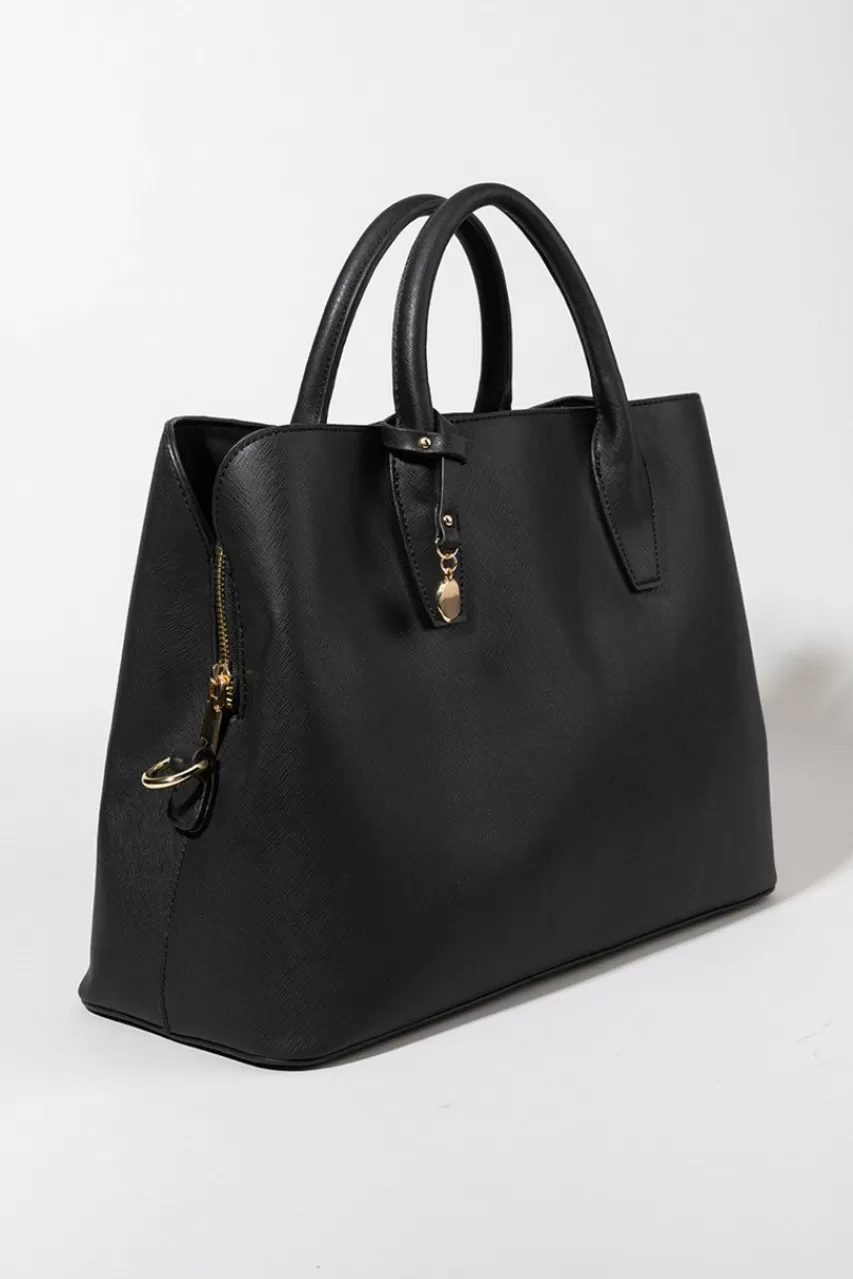 Francesca's Emily Saffiano Leather Tote Bag