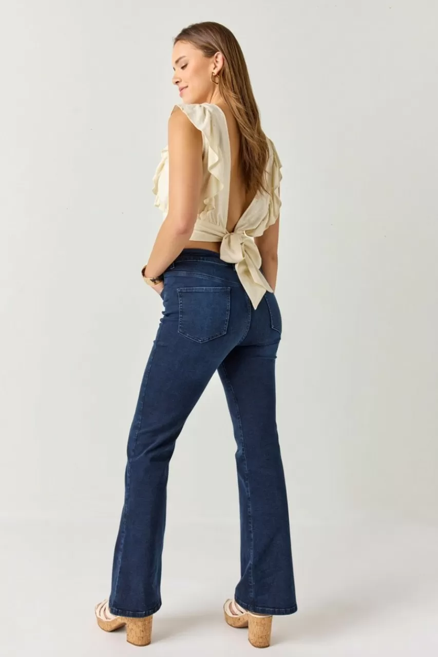 Francesca's Emma Wash Bootcut Jeans