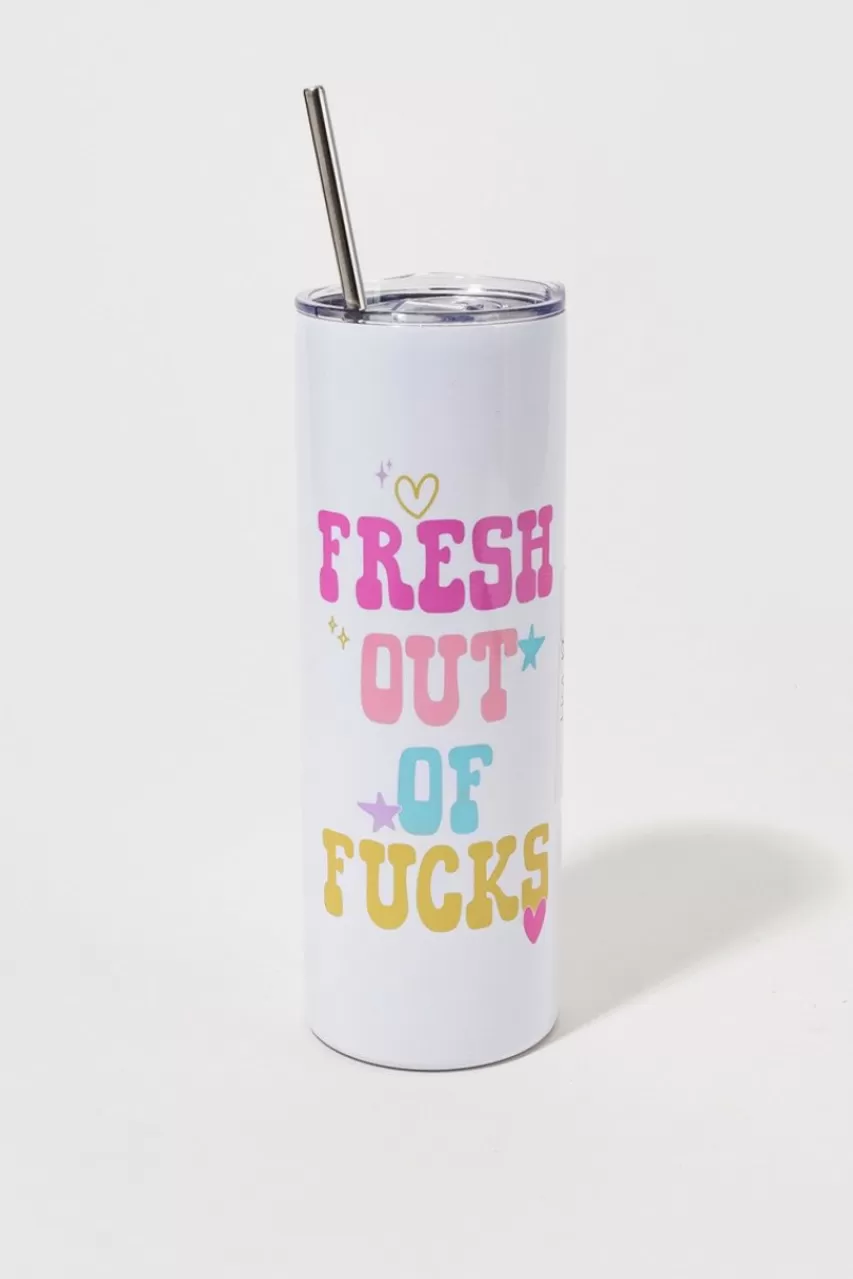 Francesca's Fresh Out Of F*Cks Tall Tumbler