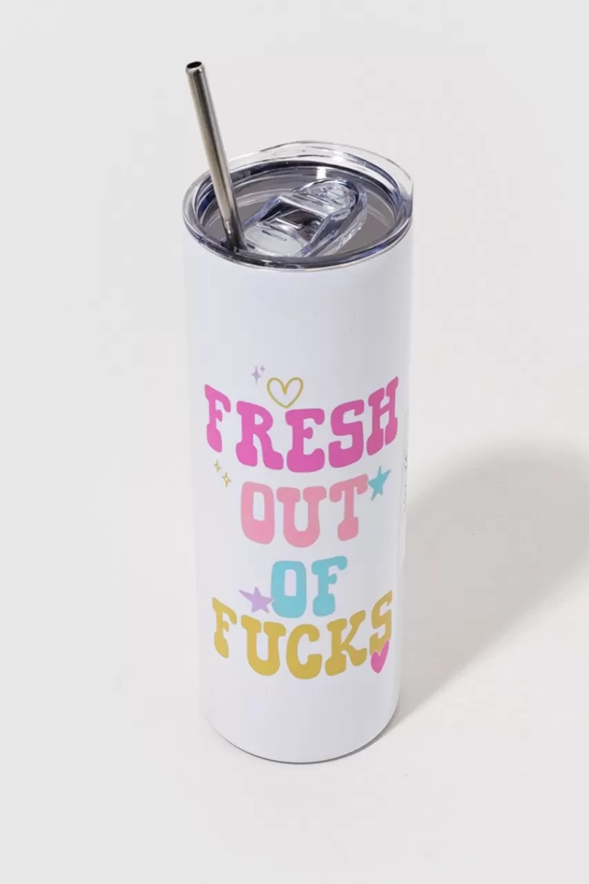 Francesca's Fresh Out Of F*Cks Tall Tumbler