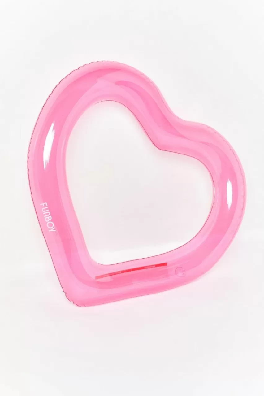 Francesca's Funboy Clear Heart Tube