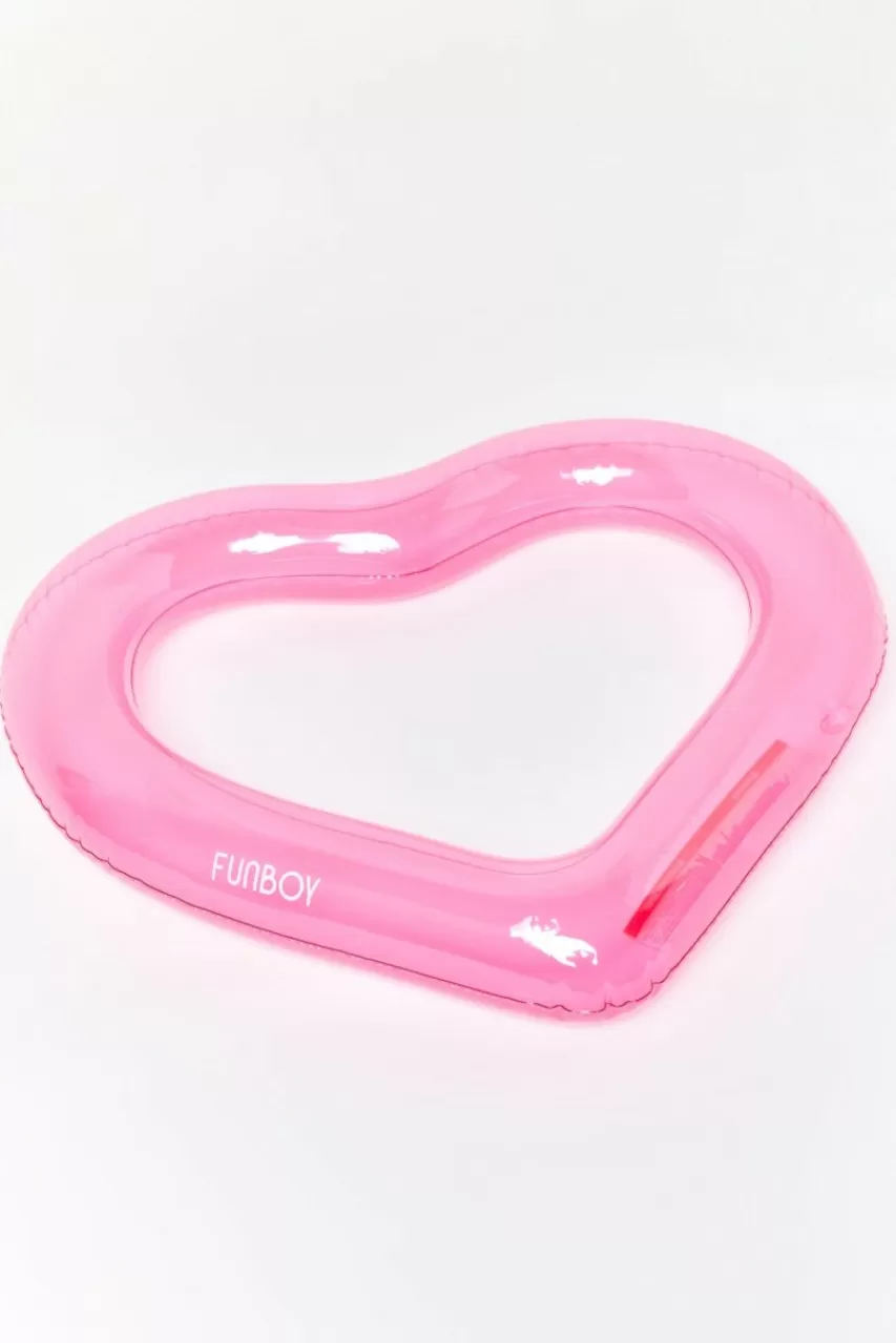 Francesca's Funboy Clear Heart Tube