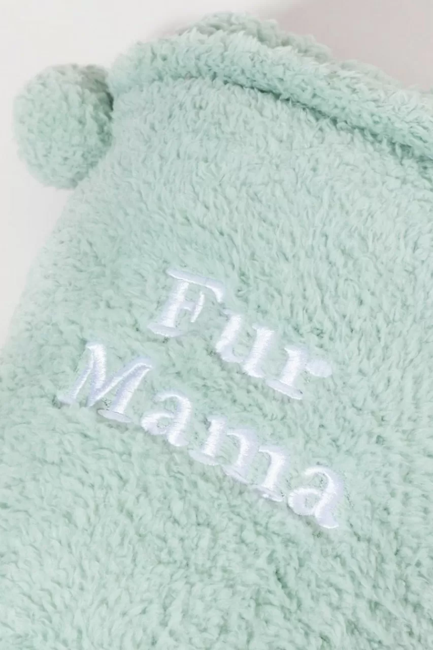 Francesca's Fur Mama Embroidered Soft Blanket