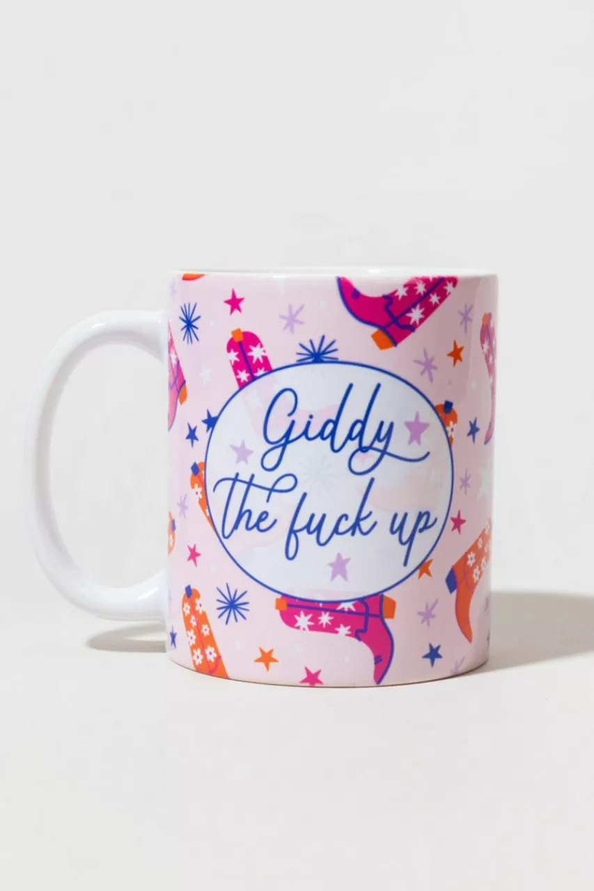 Francesca's Giddy The F Up Mug