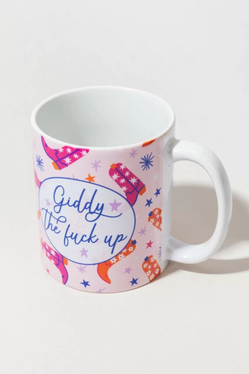 Francesca's Giddy The F Up Mug