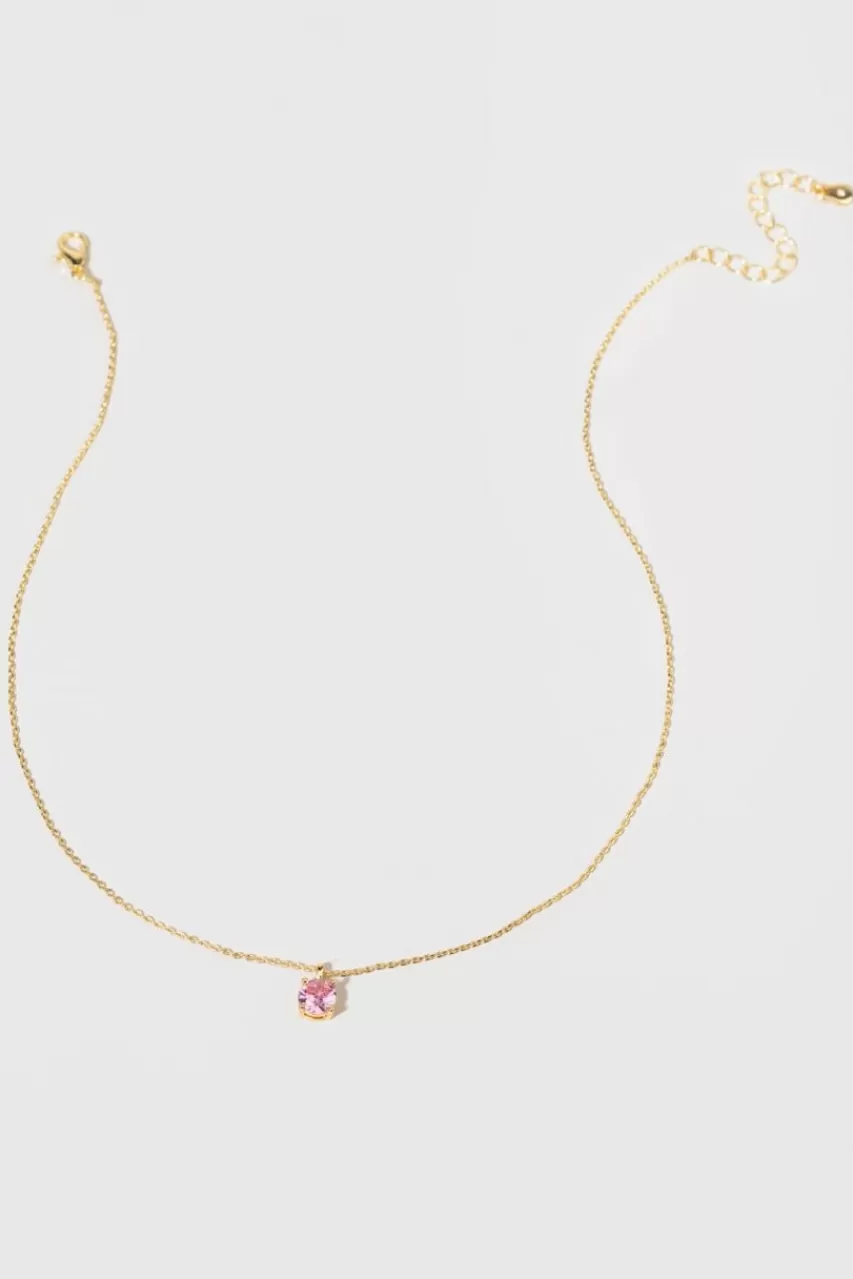 Francesca's Ginnie Poppy Flower Necklace