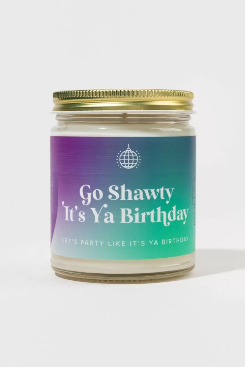 Francesca's Go Shawty Birthday 9Oz Candle Jar
