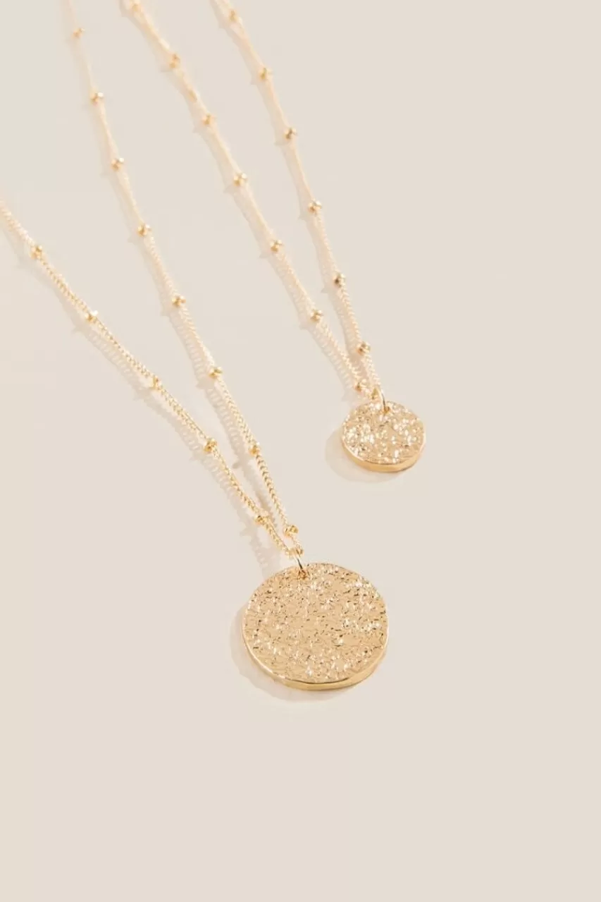 Francesca's Hailey Layered Coin Necklace