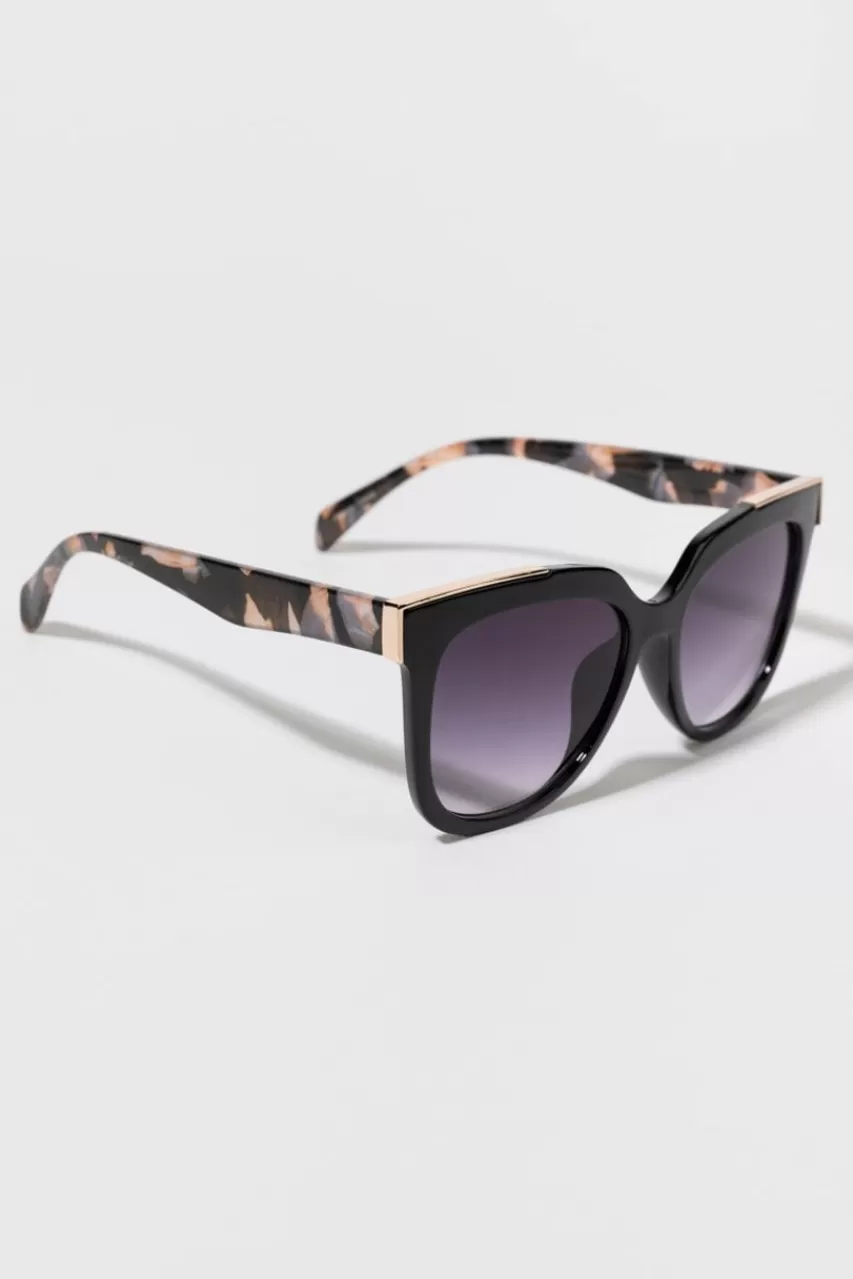 Francesca's Hannah Tortoise Cateye Sunglasses
