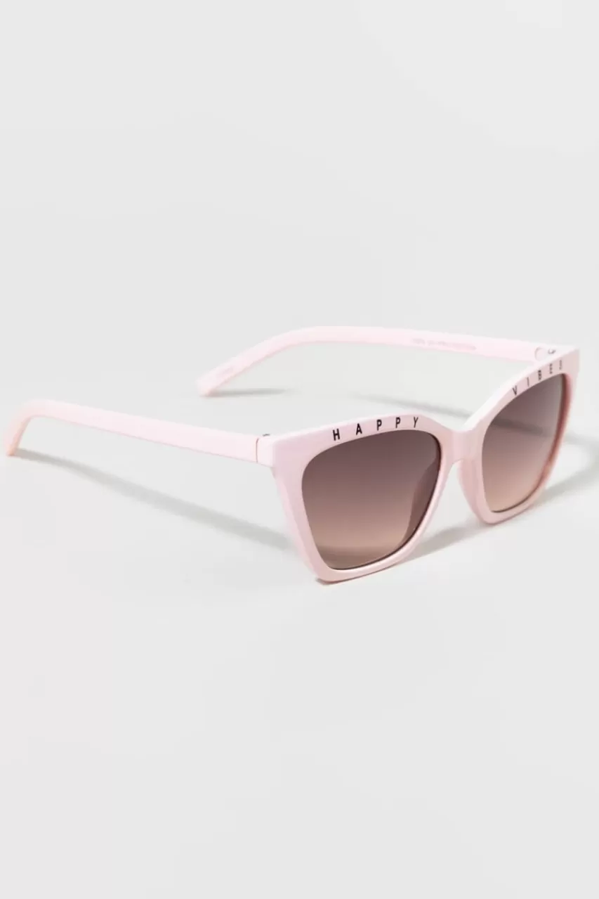 Francesca's Happy Vibes Cat Eye Sunglasses