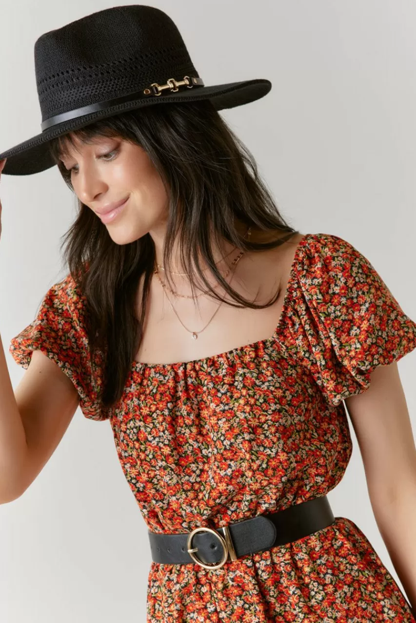 Francesca's Harrietta Panama Hat