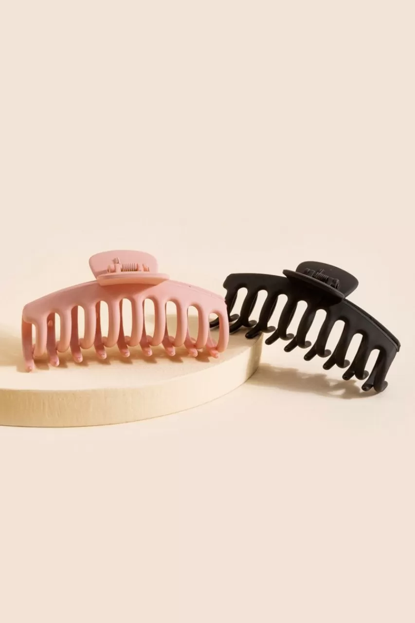 Francesca's Heidi Matte Claw Clip Set