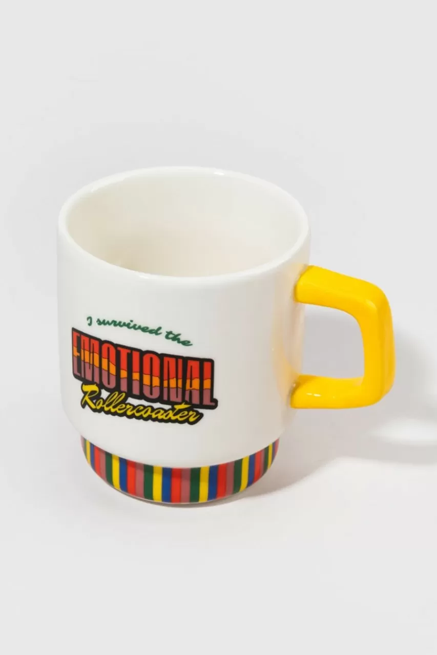 Francesca's Hot Stuff Ceramic Mug Emotional Rollercoaster