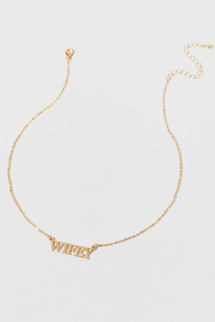Francesca's In My Wifey Era Boxed Carded Necklace